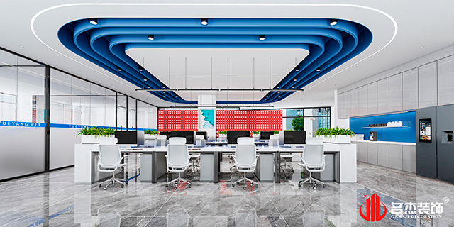 開放辦公區(qū)設(shè)計(jì)效果