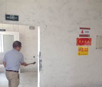 花都2200平方廠房裝修項(xiàng)目開(kāi)工啦！