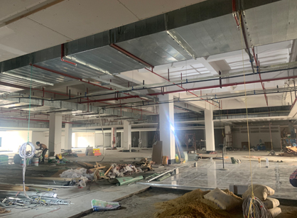 巡工地日記，英達(dá)輝藥業(yè)辦公室裝修項(xiàng)目進(jìn)行中