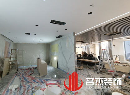 巡工地日記，南訊股份辦公室裝修項(xiàng)目緊張進(jìn)行中