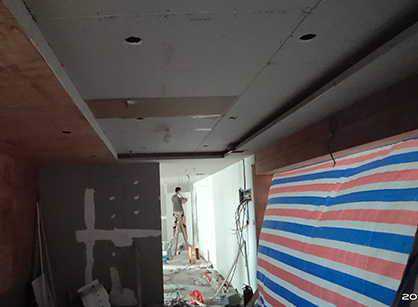 巡工地日記，泰克威科技辦公室裝修項(xiàng)目緊張進(jìn)行中