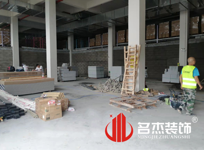 巡工地日記，顏朵化妝品科技辦公室裝修項目緊張進行中